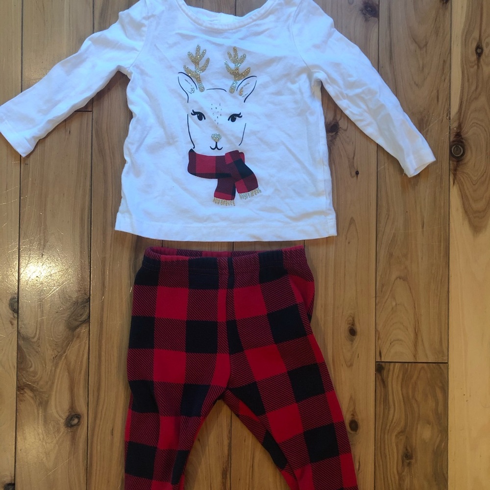 Buffalo plaid holiday set